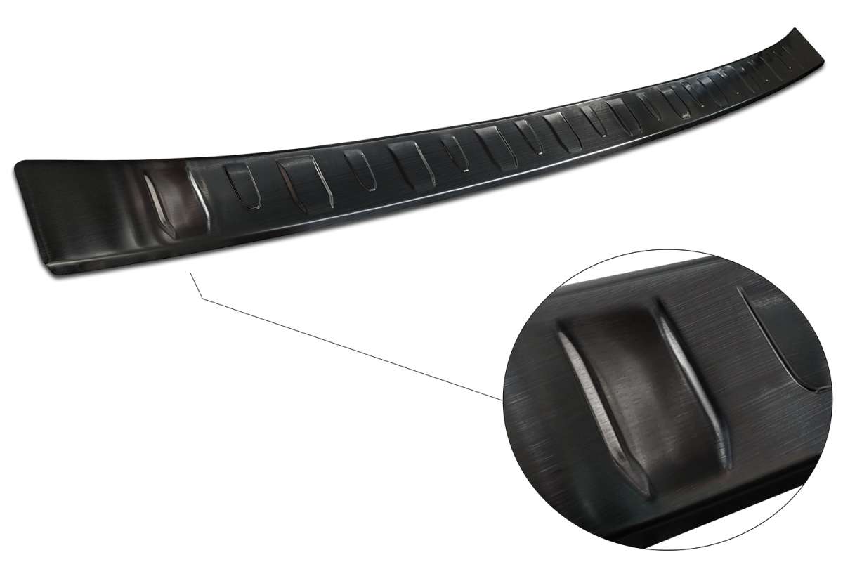 Tuning-art Ladekantenschutz Für Mazda 6 Kombi (GJ) 2013-2024 – Edelstahl, Pulverbeschichtet In Schwarz, Mit 3M Klebeband