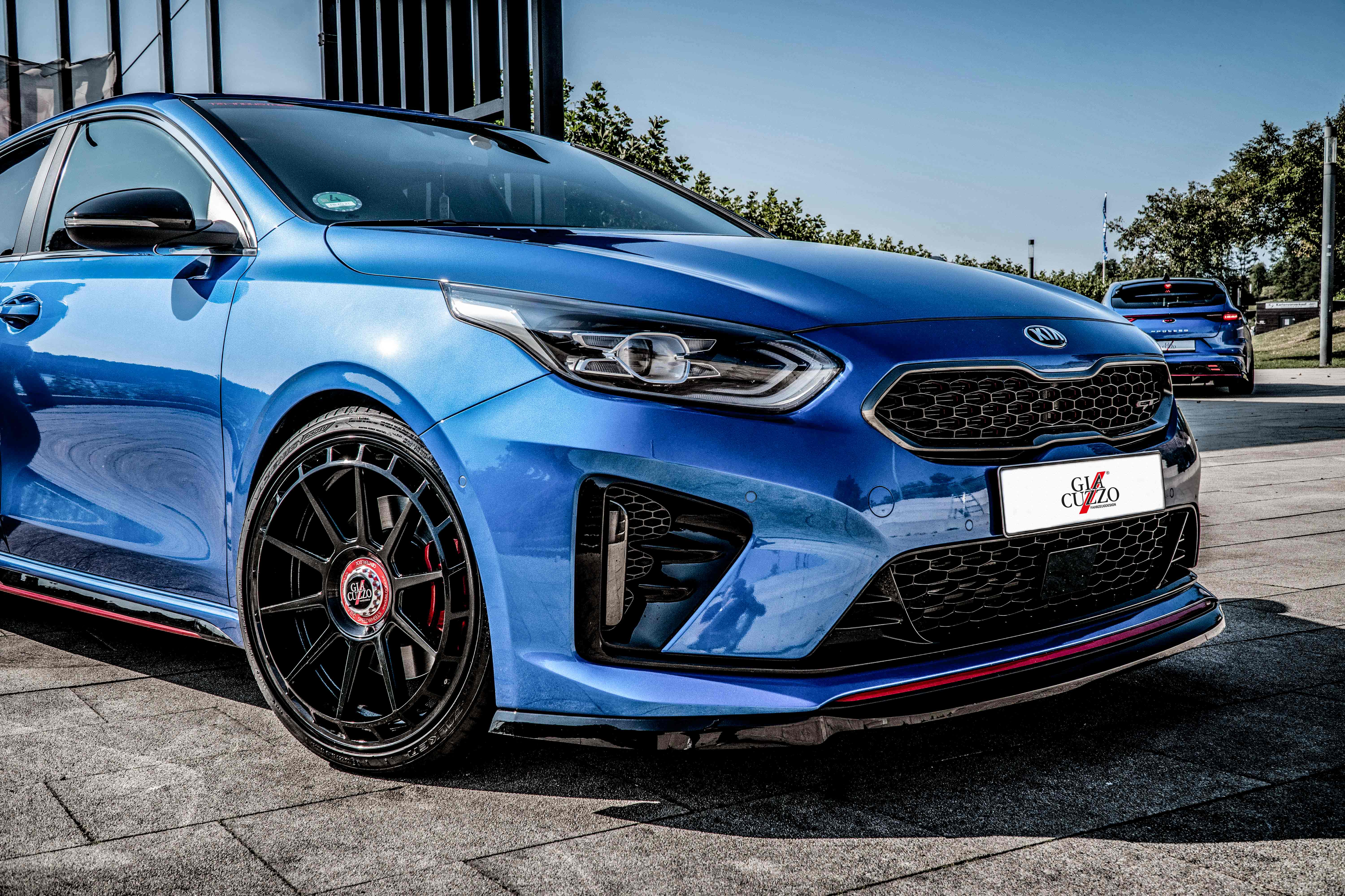 CUP Frontspoilerlippe V2 mit Wing für Kia Ceed GT Pro Ceed GT ab