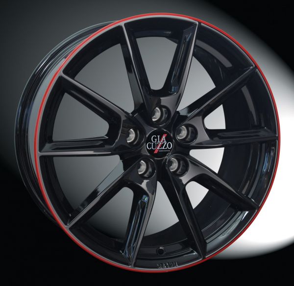 Element-Line Schwarz-Glanz Rim-Red