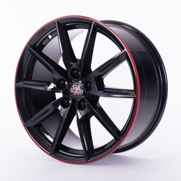 Element-Line Schwarz-Glanz Red-Rim