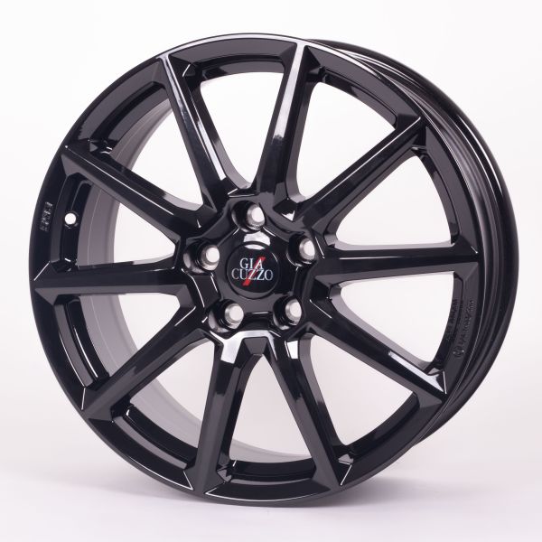 Winterkomplettradsatz Fine-Line Schwarz-Glanz