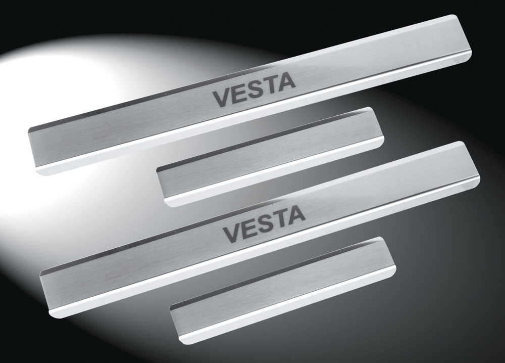 Einstiegsleistenset Lada Vesta 4-tlg. Edelstahl