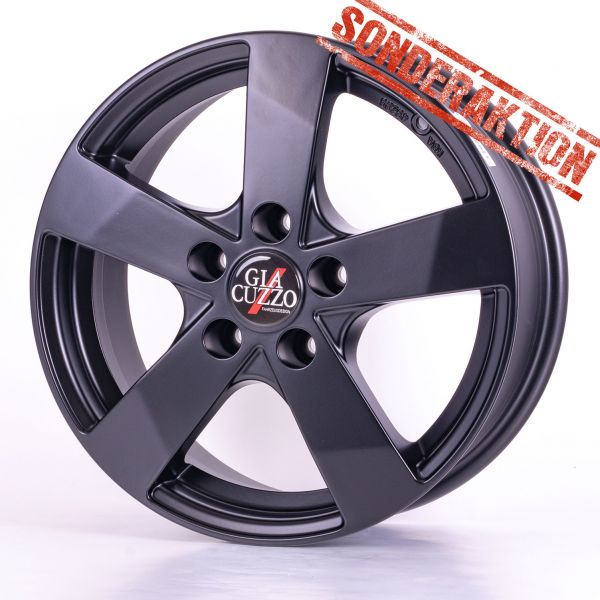 Winterkomplettradsatz TD-Line schwarz-matt