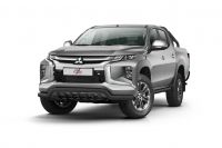 Frontschutzbügel Mitsubishi L200 70mm flach Schwarz-Matt Frontschutzbügel Mitsubishi L200 70mm flach Schwarz-Matt