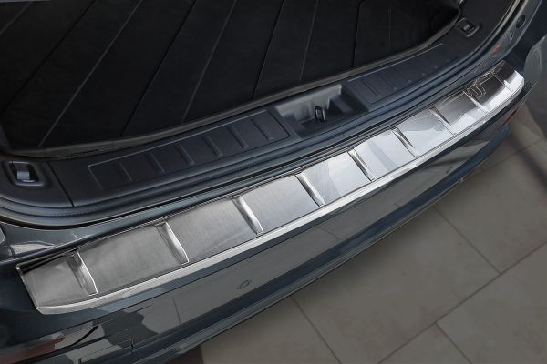Ladekantenschutz MMC Outlander Edelstahl-Silber