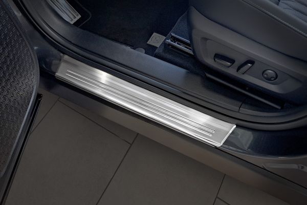 Einstiegsleisten MMC Outlander Silber