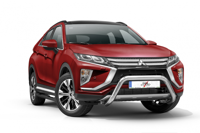 Frontschutzbügel Edelstahl ohne Querrohr MMC Eclipse Cross GK0 70mm