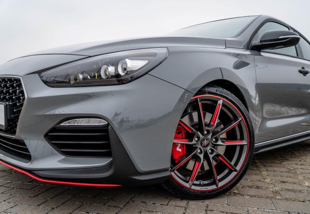 Komplettradsatz Hyundai I30n Fastback Element Line Red Michelin